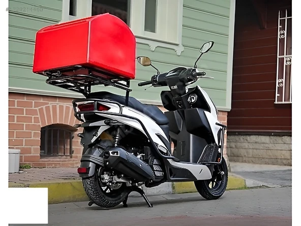 Rks Vrs 125 Kızaklı Kurye Çanta Demiri Ergoline Sürgülü Pizzacı Paket Demiri  Supermoto ürün görseli 1