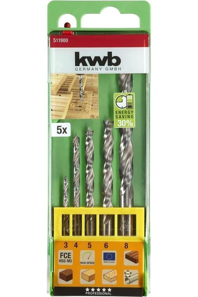 Kwb Ahşap Uç Seti 5 Parça - 49511900 ürün görseli 1