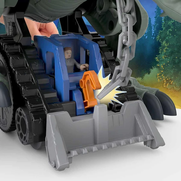 Imaginext Jurassic World Gürleyen Dev Dinozor imaginext - Resim 6