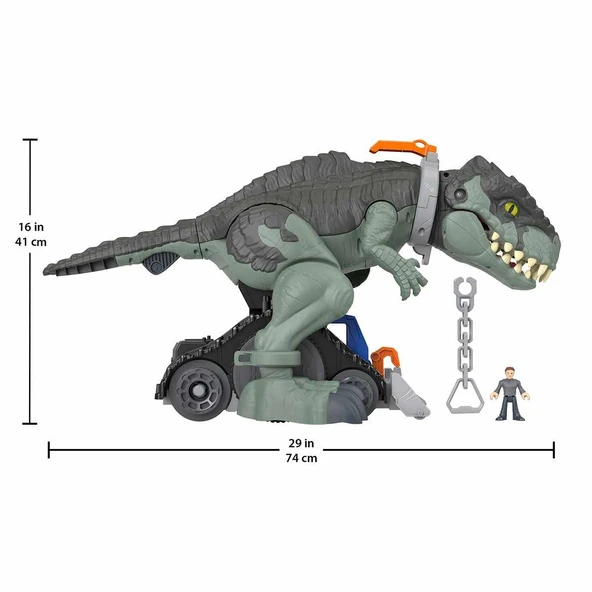 Imaginext Jurassic World Gürleyen Dev Dinozor imaginext - Resim 8