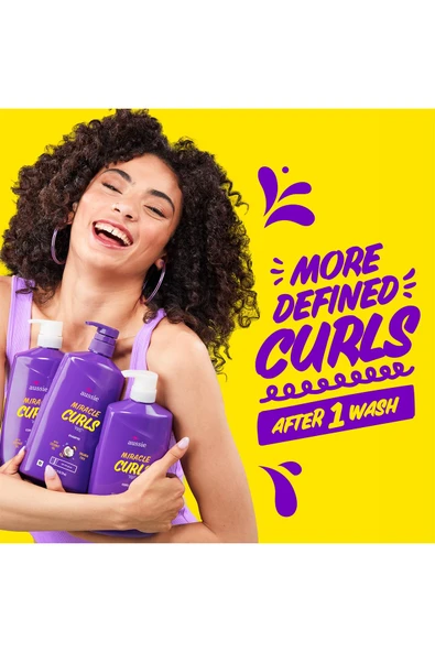 Aussie Miracle Curls Bukle Belirginleştirici Şampuan 778ML - Resim 4