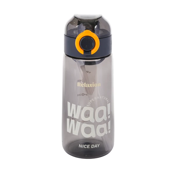 Relaxion, İthal Lüx Siyah Matara/Suluk 650 Ml (443) ürün görseli 1