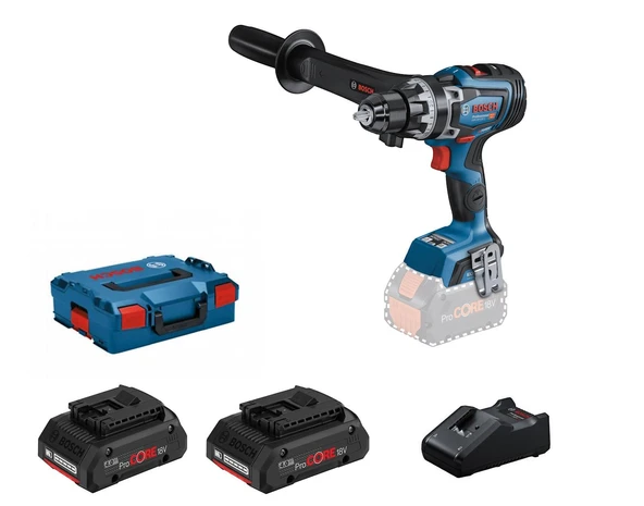 Bosch GSR 18V-150 C Procore 2x4.0Ah Çift Akülü Vidalama ürün görseli 1