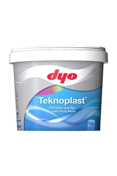 Dyo Teknoplast Silinebilir Silikonlu İç Cephe Boyası Beyaz 2,5 Lt ürün görseli 1