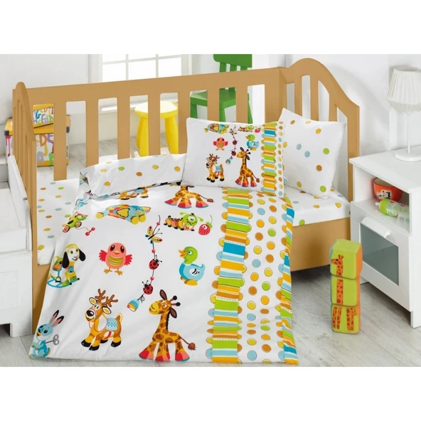 Cotton Box Ranforce Bebek Nevresim Takımı Oyun Bahçesi ürün görseli 1