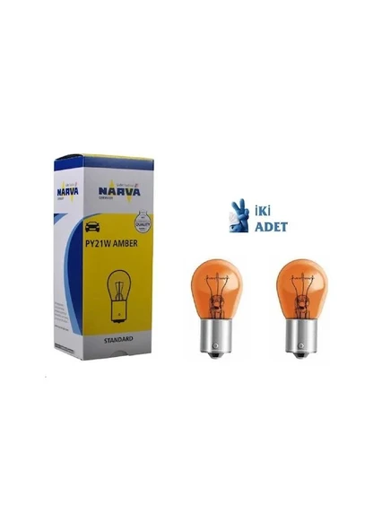 Narva Py21w 12v ( 93 ) Turuncu Ampul 17638 2 Adet ürün görseli 1