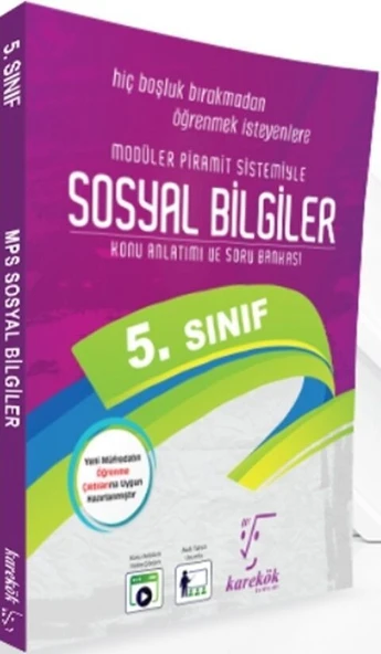 5. Sınıf Sosyal Bilgiler MPS Konu Anlatımlı Soru Bankası Karekök Yayınları ürün görseli 1