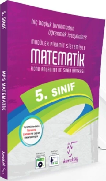 5. Sınıf Matematik MPS Konu Anlatımlı Soru Bankası Karekök Yayınları ürün görseli 1