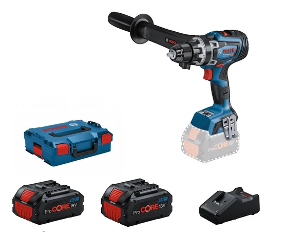 Bosch GSB 18V-110 C Procore 2x8.0Ah Akülü Darbeli Vidalama ürün görseli 1