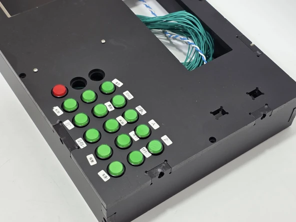 Test Platformu 16 Butonlu Kontrol Paneli - Resim 5
