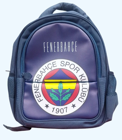 Fenerbahçe Lisanslı Arma Baskılı Suni Deri Okul Çantası ürün görseli 1