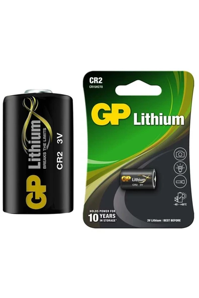 GP Cr2 3 Volt Lithium Fot.mak. Pili (cr2e-2ue1) ürün görseli 1