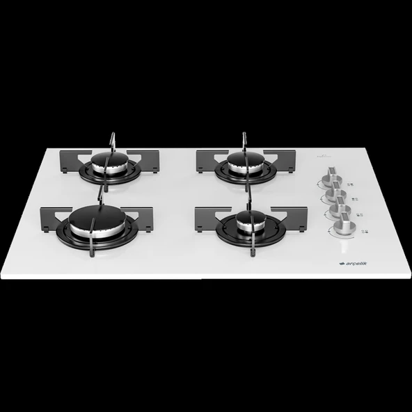 Arçelik OCD T 651 EB Beyaz Cam Ankastre Ocak - Resim 2