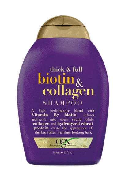 FULL DOLGUNLAŞTIRICI VE UZATICI ŞAMPUAN - BİOTİN & COLLAGEN ŞAMPUANOO 385 ML ürün görseli 1