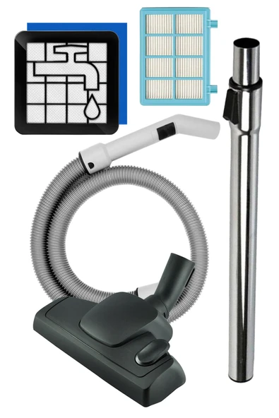 Philips Fc 9351 Uyumlu Alternatif Hortum Takımı Başlık Boru Hepa Filtre 6'lı ürün görseli 1
