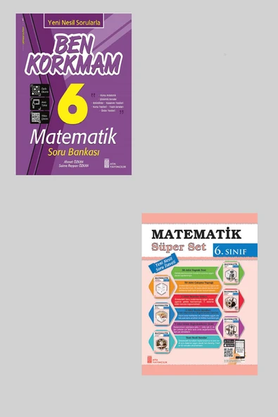 Ata 6.Sınıf Yeni Nesil Sorularla Ben Korkmam Matematik + Süper Set ürün görseli 1