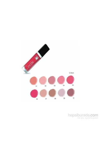 Cecile 3D Effect Lip Gloss 07 ürün görseli 1