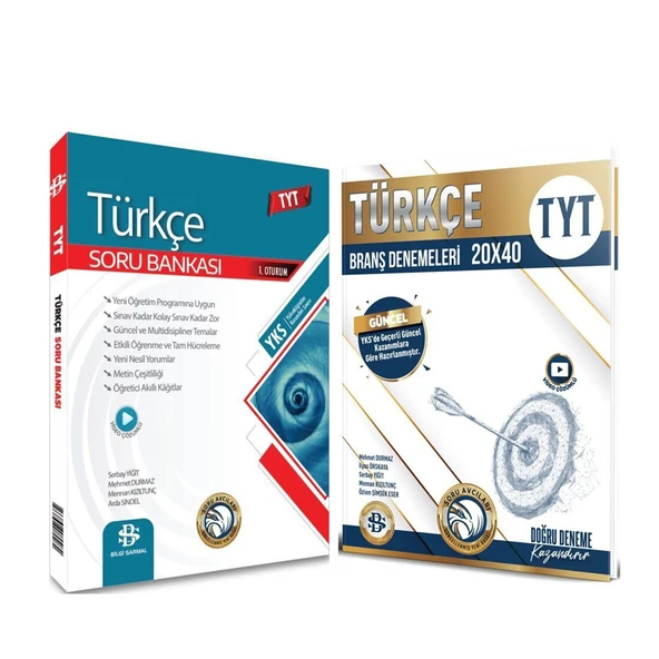 Bilgi Sarmal TYT Türkçe Soru Bankası ve Deneme Seti 2 Kitap ürün görseli 1