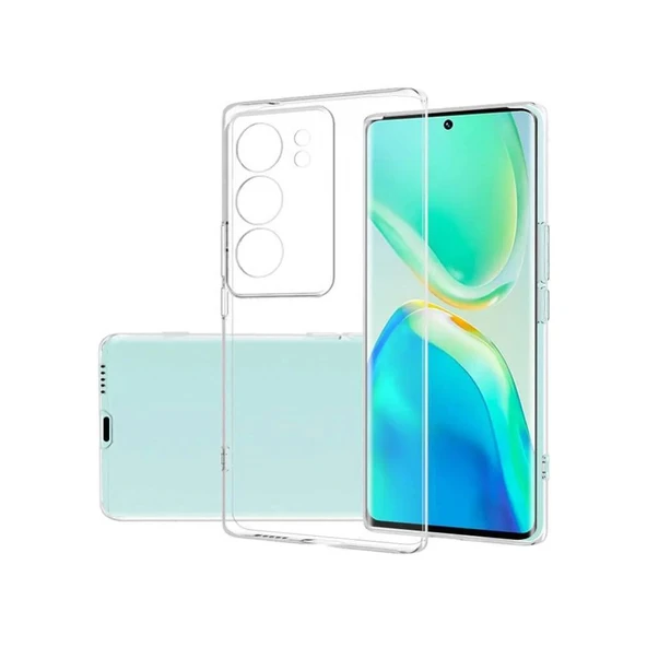 Vivo V29 Kılıf Kamera Korumalı Silikon Şeffaf Kapak ürün görseli 1