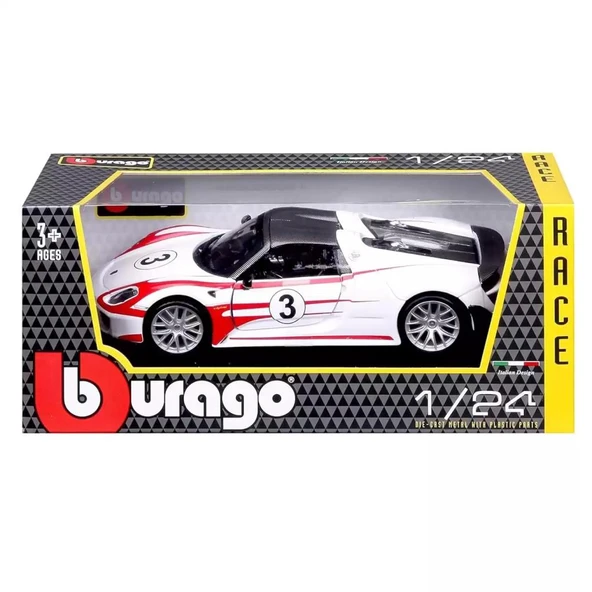 Bburago Porsche Weissach 918 1/24 Model Araba ürün görseli 1