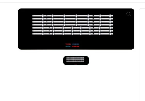 VESTEL 55UB8600, 55UD8800, 55UA8300, 55UB8350, 55UB6300, 55UD8900, 55UD8350, 55UHD292P, 55UHL600, 55UHL900SM, 55UHL700, 55TU5020, 55TU6020 LED BAR ürün görseli 1