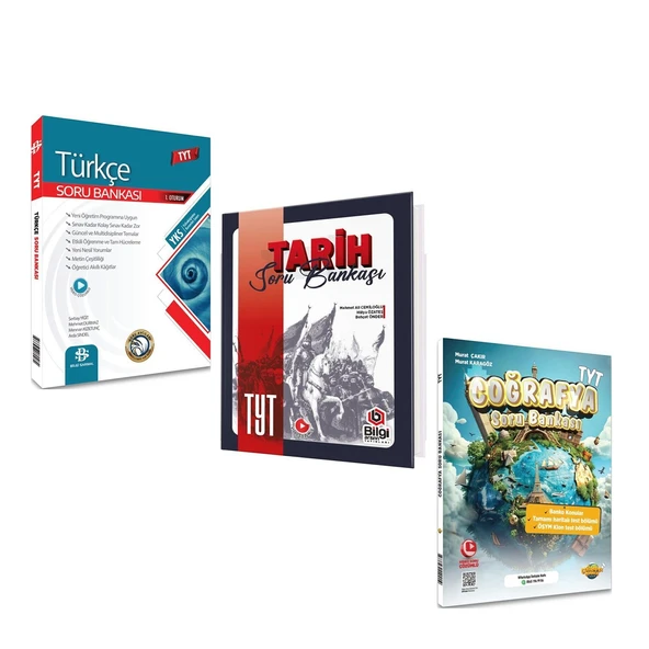 Bilgi Sarmal TYT Türkçe Bilgi Arşivi Tarih ve Coğrafya Kurmesi Coğrafya Soru Bankası Seti 3 Kitap ürün görseli 1