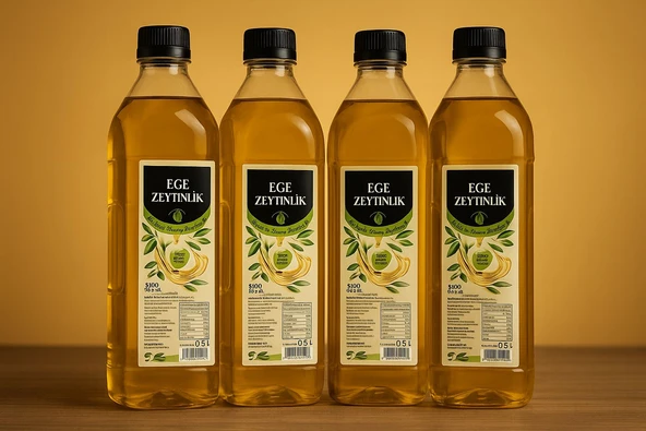 EGE ZEYTİNLİK NATUREL SIZMA ZEYTİNYAĞI 1LT.x 4ADET ürün görseli 1