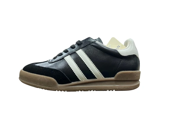 Lufian Lia Kadın Siyah Deri Sneaker Ayakkabı 121230030 ürün görseli 1