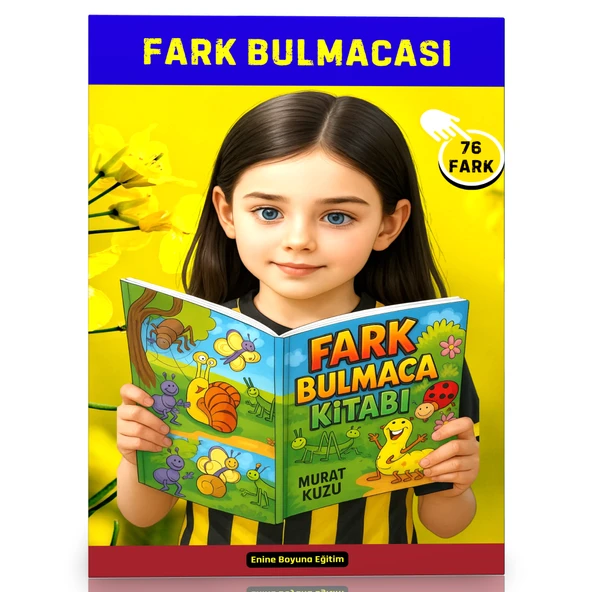 Çocuklar İçin Fark Bulmaca Kitabı (76 Fark) ürün görseli 1
