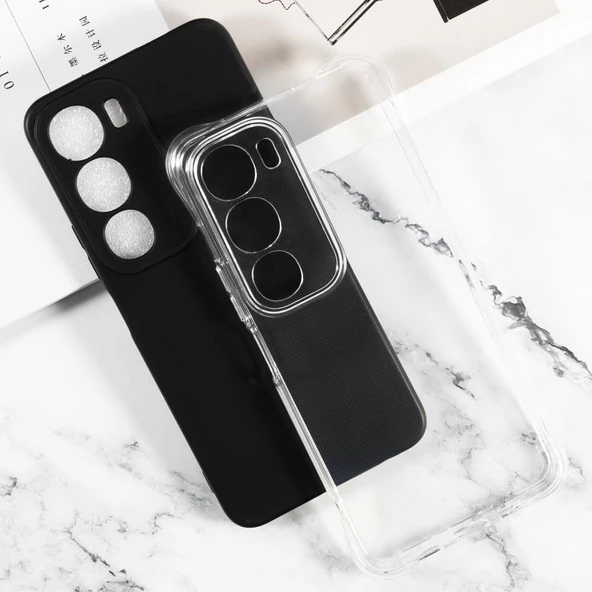 Vivo Y19s Kılıf Kamera Korumalı Silikon Şeffaf Kapak ürün görseli 1