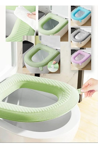Mucit Home  Klozet Kapağı Kılıfı  Yıkanabilir Su Geçirmez ürün görseli 1