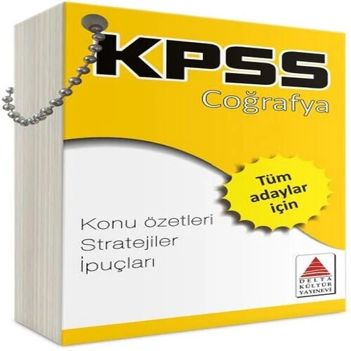 Delta Kültür KPSS Coğrafya Strateji Kartları ürün görseli 1
