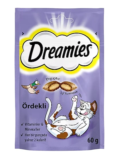 Dreamies Ördekli 60 gr 6’lı Kedi Ödül Maması ürün görseli 1