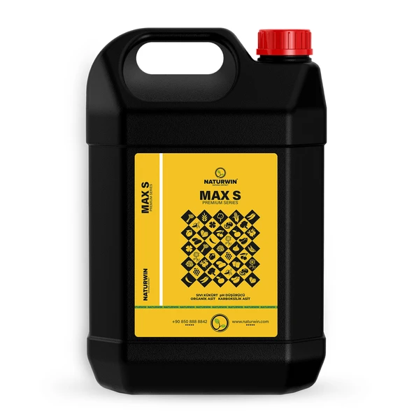 NATURWİN MAX S (PH DÜZENLEYİCİ-TUZLULUK GİDERİCİ) SIVI ASİT KOMPLEKSİ 5 LT ürün görseli 1