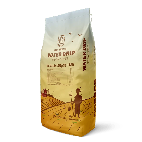 Damlama Gübresi Naturwin Water Drip 16-8-24+2MGO+Me Npk Gübre 25 KG ürün görseli 1