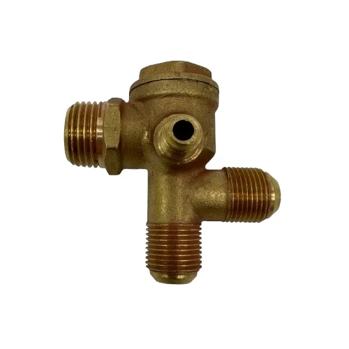Sessiz Yağsız Kompresör Çekvalfi Çift Girişli 1/2 - 3/8 - M10x1 ürün görseli 1