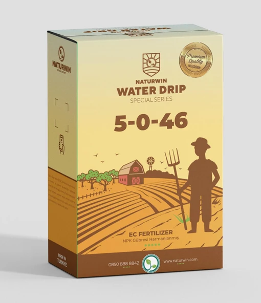 Damlama Gübresi Naturwin Water Drip 5-0-46 Npk Gübre 1 Kg ürün görseli 1