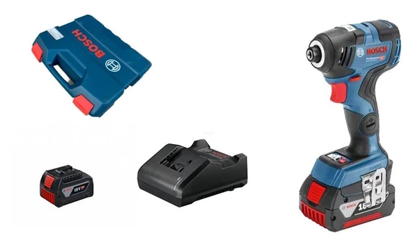 Bosch GDR 18V-200 C 2x4.0Ah Çift Akülü Somun Sıkma Makinesi ürün görseli 1