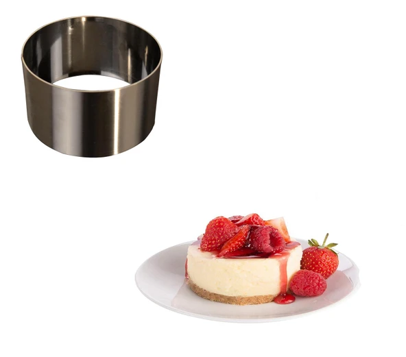 Parfe Kalıbı / Yuvarlak Tekli Küçük Pasta Kalıbı 9 cm ürün görseli 1