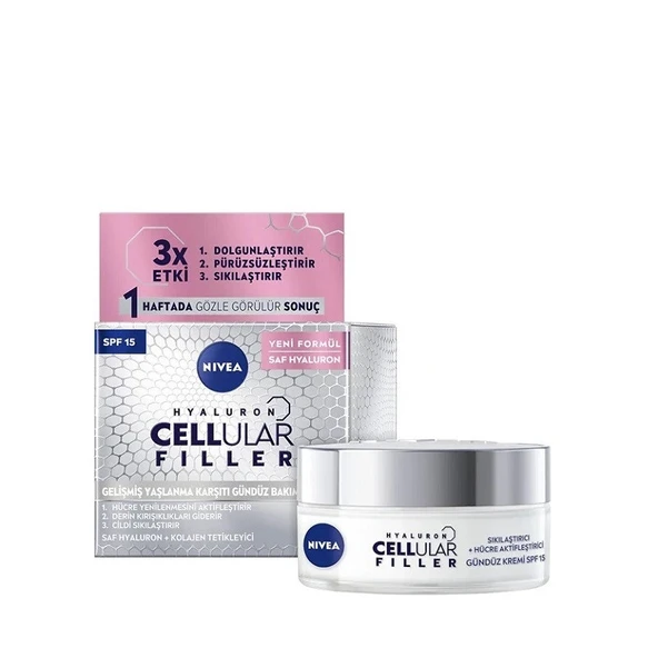 Nivea Cell Fıller +Sıkılaştırıcı Gündüz Gençleştirici 50 ML ürün görseli 1