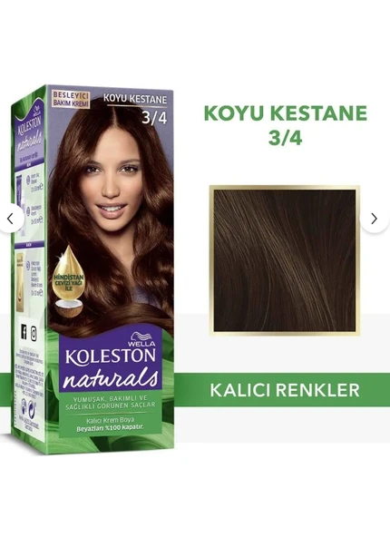 Koleston Naturals 3-4 Koyu Kestane ürün görseli 1