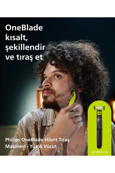 Philips QP2824/10 Oneblade Yüz ve Vücut Şekilendirici ürün görseli 1