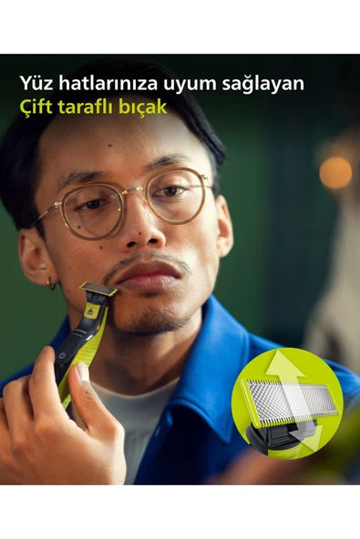 Qp2724/10 Oneblade Yüz Şekillendirici - Resim 3