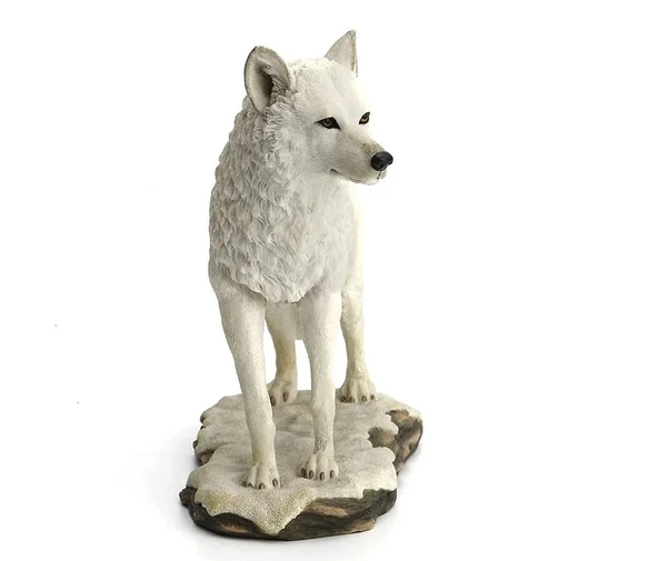 Beyaz Ulukurt - Direwolf Biblo By Veronese Design - Resim 5