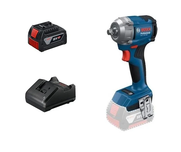 Bosch Gds 18V-350 2x4.0Ah Çift Akülü Darbeli Somun Sıkma Makinesi ürün görseli 1