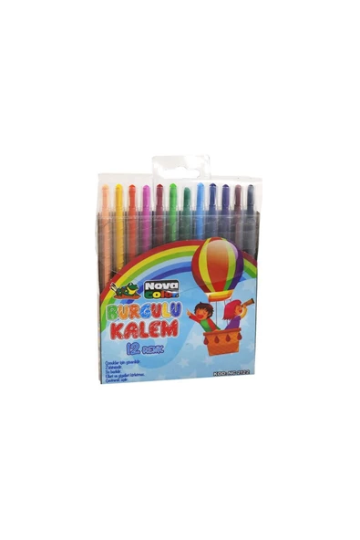 Nova Color Burgulu Kalem 12 Renk ürün görseli 1