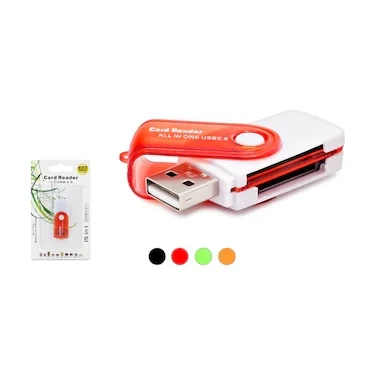 HADRON HDX7022 USB CARD READER ALL IN ONE ÇOK RENKLİ ürün görseli 1