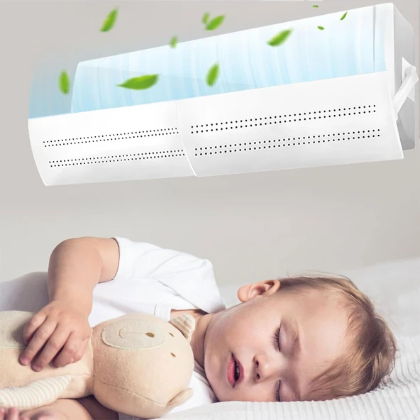 HyMark Ayarlanabilir Delikli Klima Hava Yönlendirici 58-105 CM Klima Çarpması Siperliği Aparatı ürün görseli 1