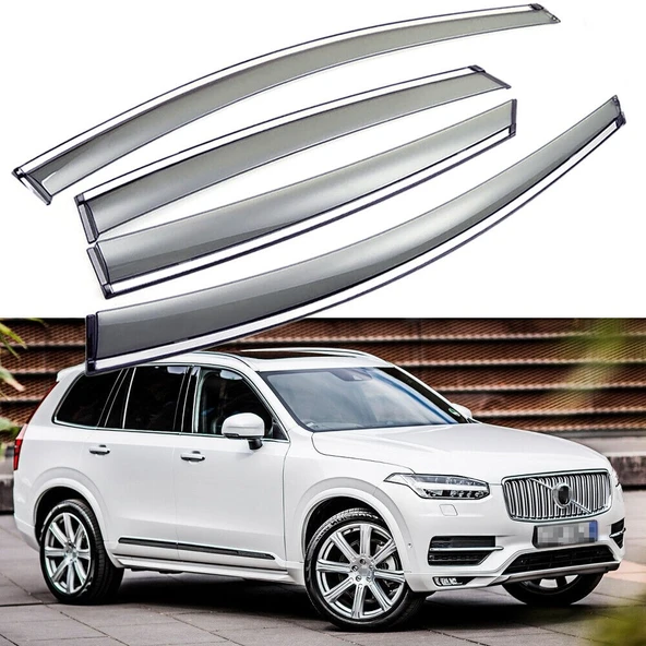 Xc90 2015+ Kromlu Cam Rüzgarlığı İthal ürün görseli 1