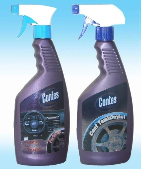 CONTES TORPİDO ve LASTİK TEMİZLEYİCİ 500 ML & CONTES JANT TEMİZLEYİCİ 500 ML ürün görseli 1